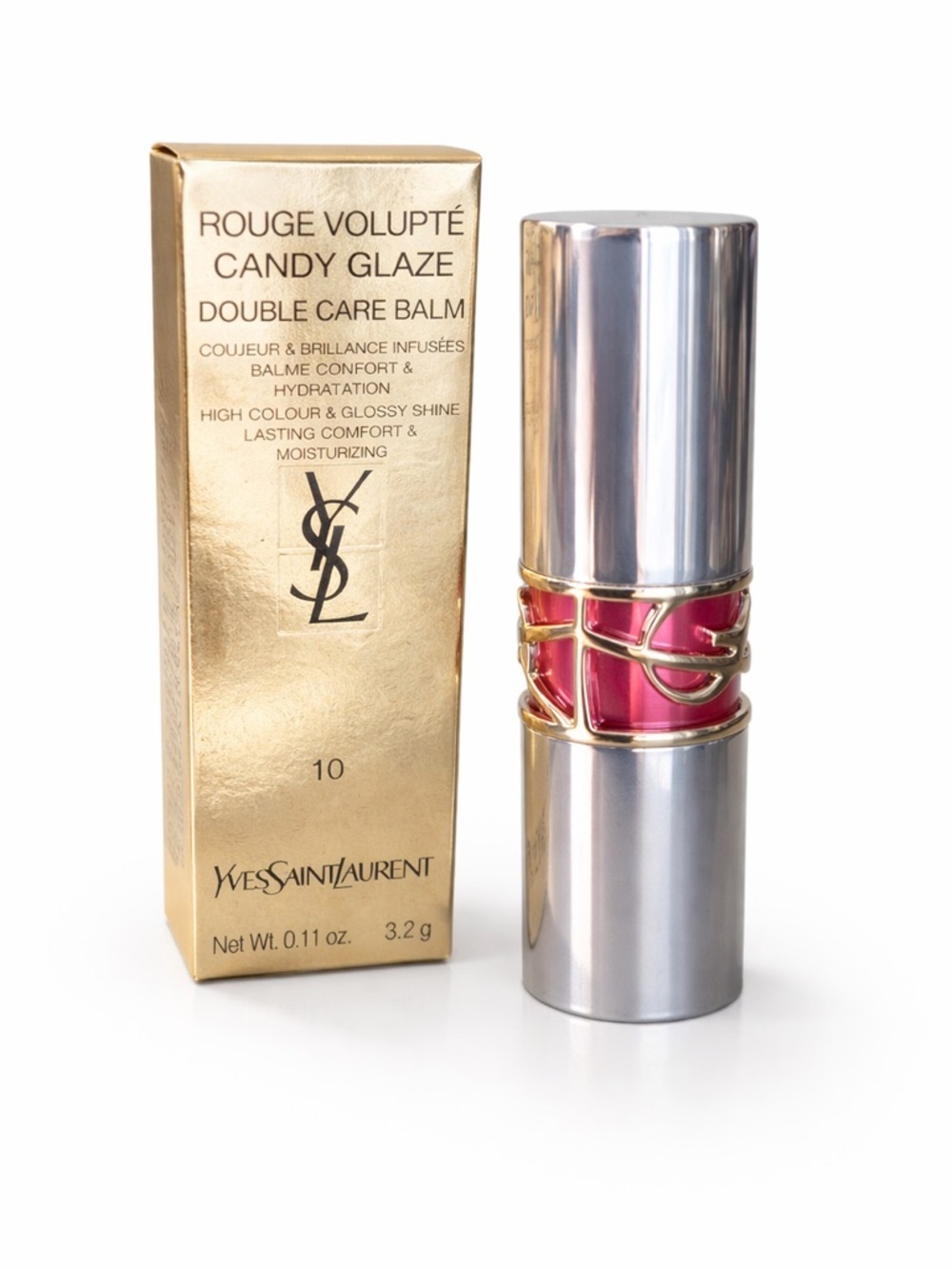 Yves Saint Laurent Rouge Volupté Candy Glaze Lip Balm - Red Crush